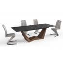 Стол обеденный SIGNAL BONUCCI Ceramic Nero Greco черный/черный мат 200-250/98